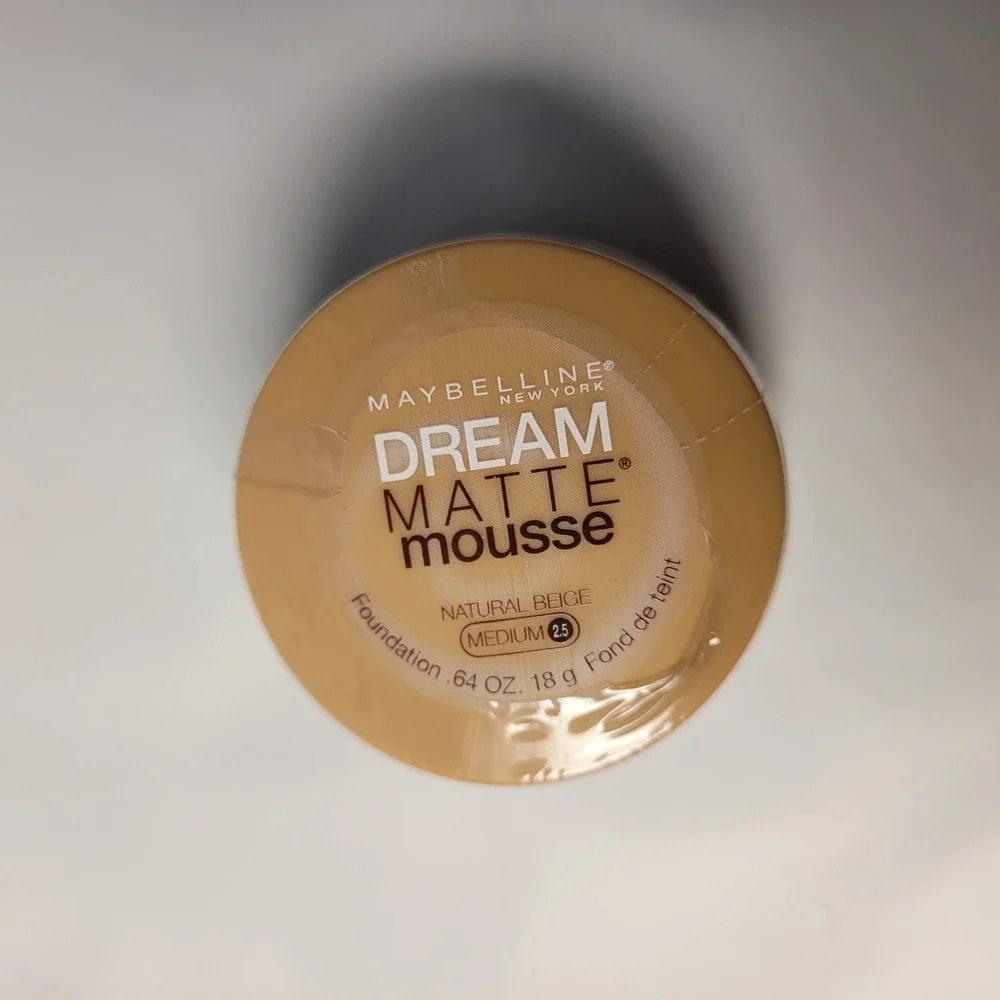 Maybelline Dream Matte Mousse Foundation Women‎ Natural Beige Medium 2.5 0.64oz